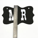 2pcs Mr and Mrs Photo Booth Props,  Chair Signs Wedding Reception Decor B SP