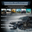 12inch 450W LED Work Light Bar Combo Spot Flood Driving Off Road SUV Boat AT TR
