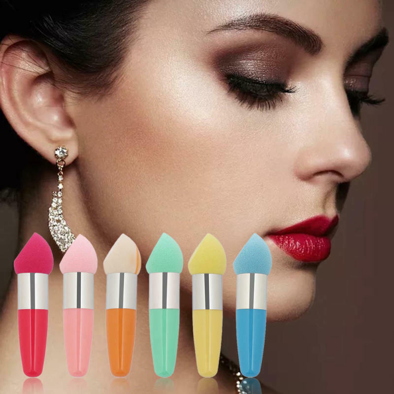 2 X Makeup Sponge Stick Cosmetic Foundation Make UP Blender Brush Comesti IZU