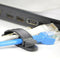 10Pcs Cable Cord Wire Line Organizer Plastic Clips Ties Fixer Holder Black