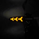 Amber Motorcycle Turn Signals LED Lamp Tail Light Blinker For Motor Stop Br A3Z3