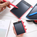 Black 4.4" inch LCD Writing Tablet Black Board Kids Drawing Memo Message Pad