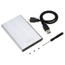 2.5" USB 3.0 Hard Drive HDD Enclosure with Cable for 9.5mm 7mm 2.5" SATA HDD