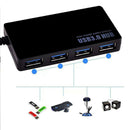 4-Port USB3.0 HUB High Speed Adapter Cable for Multi-device Computer Laptop