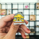 Creative Dog Reading Book Brooch Animal Badge Jacket Clothing Backpack Pins