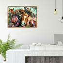 5D DIY Full Drill Diamond Painting Cross Stitch Embroidery Kit (Horse06)