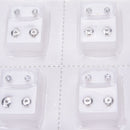 12 Pairs Alloy Piercing Tool Kit Ear Piercing Gun Earing For Piercing Tools LJLJ