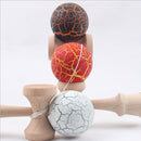 Crack Paint Kendama Ball Skillful Juggling Game Ball Japanese Traditional T