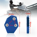 New Blue Foot Kickstand Enlarger Pad Plate For Yamaha TMAX XP 530 Scooter
