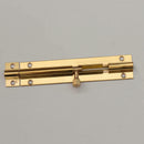 2x 4-Inch Copper Latch Brass Door Slide Catch Lock Bolt Latch Barrel Home Gate