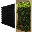 64 Pockets Vertical Wall Garden Planter Plant Grow Bag for Flower Vegetable