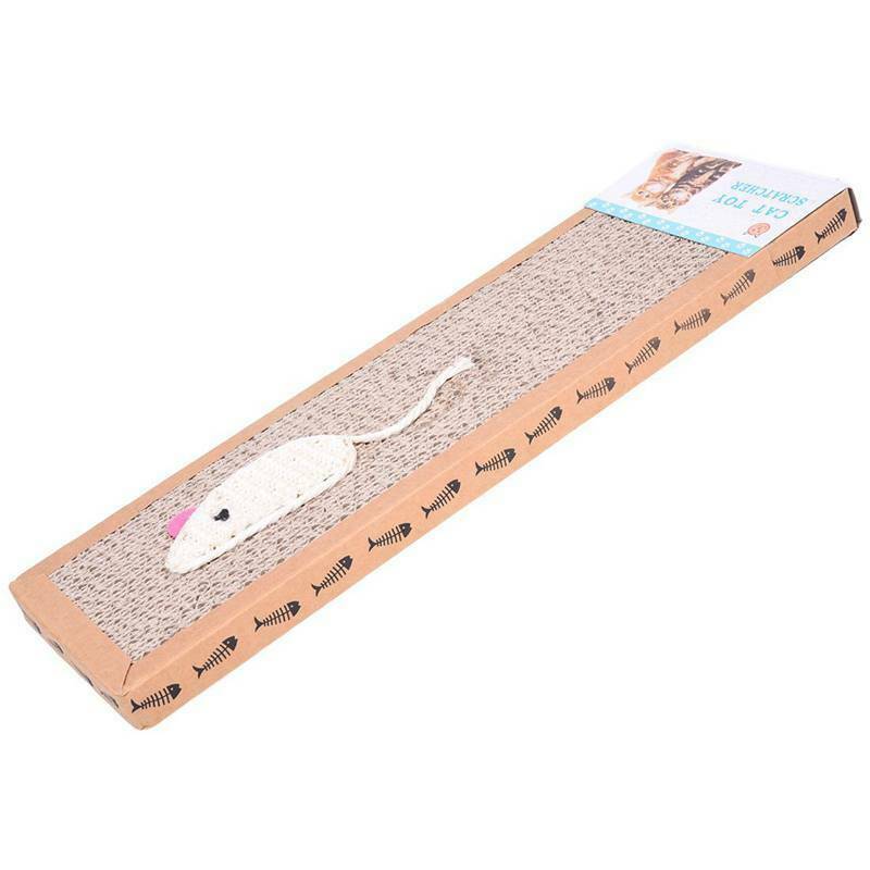 Cat Kitten Scratch Board Pad Corrugated Scratcher Soft Bed Mat Claws Care T