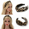 5X(Leopard Twist Knot Pattern Headband Sweet Chiffon Print Hair Band Fashi G4C1)