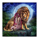 5D DIY Full Drill Diamond Painting Lion Cross Stitch Embroidery Mosaic Kit