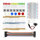 Electronics Component Fun Kit Upgraded Electronic Starter Kit with PCB Soldering