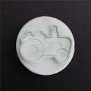 4PCS Missile Vehicle,Tank, Armored Car Sample Cookie Cutter Fondant Cake Mold FT
