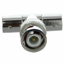 5 x CCTV T Shape BNC 1 Male Plug to 2 Female Jack RF Coax Connector W9O5