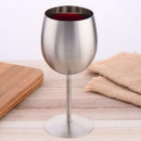 Stainless Steel Wine Glass Goblets Unbreakable Champagne Goblet Cup 300ml Party