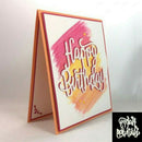 Happy Birthday Metal Cutting Dies Stencil Scrapbook Album Paper Card Embossing