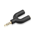 3.5mm Audio Jack to Headphone and Microphone U Splitter Converter Adapt NWH