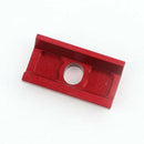 Magnetic Hinge Clamp Plate for Brompton Folding Bike C Clamp Plate Red