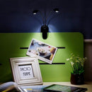 2 Dual Flexible Arms 4 LED Clip-on Light Lamp for Piano Music Stand Book