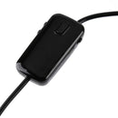 Radio FM Wireless Headset Microphone Handsfree Megaphone Mic With LCD Digit A4R9