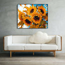 Painting By Numbers Kit DIY Brilliant Sunflower Canvas Oil Art Picture Gift