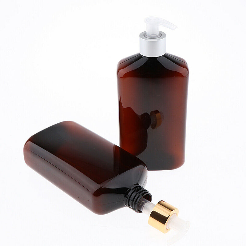 2Pcs Empty Dispensers for Soap/Shampoo - 17 Ounce Desktop Lotion Bottles with