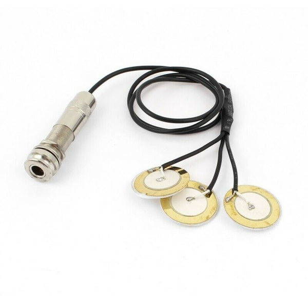 Piezo Pickup miniphone contact 3 in 1 for Guitar Violin Ukulele