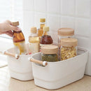 Wooden Handle Thickening Storage Box Multi-Function Home Without Cover Ward