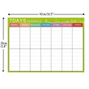 Kids Magnetic Dry Erase Planner Board for Refrigerator A3 Magnetic Whiteboa