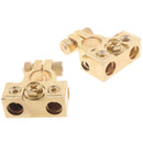 2PCS Car Battery Terminal Connector Top Post Positive Negative Universa gtFS3C