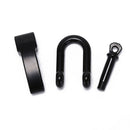 2pcs black zinc alloy buckle adjustable clip survival bracelet paracord M&E BX