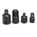 4PCS 1/4" to 3/8" 1/2" Drive Socket Adapter Converter Reducer Air Impact Set