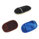 Plush Car Wash Glove Wool Furniture Washing Cleaning Brush Tool Black 15x25cm