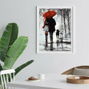 DIY Digital Painting By Numbers Kits Couples Frameless Canvas Picture Decor A