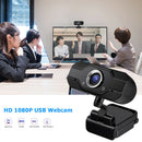 2MP Full HD 1080P Webcam with Built-in Microphone USB Web Camera for PC TV A