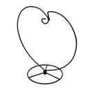 Black Iron Hanging Plant Holder Landscaping Garden Decor & Heart-shaped