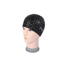 Unisex Thicken Faux Leather Elastic Waterproof Swimming Cap Hair Protector Delux