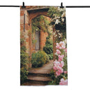 3x5ft Photo Backdrop Vinyl Collapsible Background Pink Rose Brick Arch Door C6G2