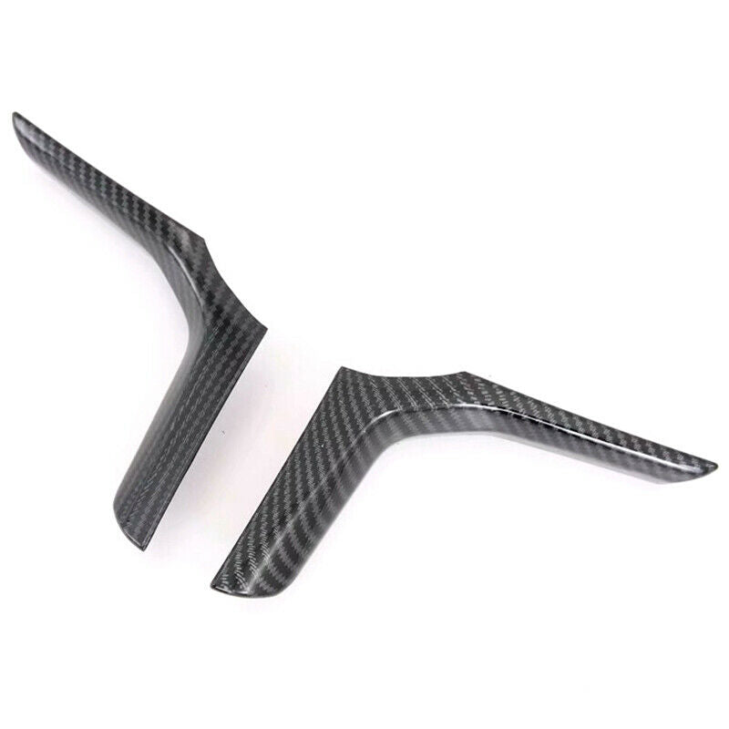 Car Steering Wheel Decoration Cover Trim Carbon Fiber Style Stickers for BM