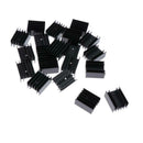 20x Transistor MOSFET  Sink Mini Aluminium to-220 Cooling Fin 23x16x30mm