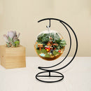 1 Piece Fashion Hand-made Iron Moon Shape Wedding Candle Holder Candlestick I7X4