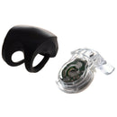 5X(Waterproof Double White LED Light with Black Silicone for Bicycle L7J9)