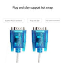 USB 2.0 To RS232 COM Port 9 Pin Serial DB25 DB9 Adapter Converter Cable K8F7