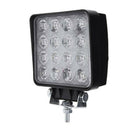 48W Square LED Driving Work Light Spot Lamp Waterproof Off-Road Boat Truck 12V