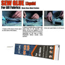 60ml Sew Glue Liquid Repair Bonding For Clothes Natural Fabric Synthetic Us N3D7