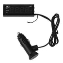 3-in-1 Car Digital Clock With Temperature Thermometer & Voltage Meter Voltmeter
