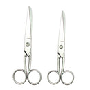 2pcs Stainless Steel Straight Scissors Dressmaker's Shear for Home Cutter
